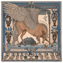 Load image into Gallery viewer, Temple of Pegasus Illustrated Scarf