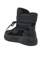 Load image into Gallery viewer, Warren Black Suede/Leather/Soft Nylon Winter Boot