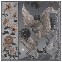 Load image into Gallery viewer, Wind Dancer, Heaven Caller Silk Twill 16.5" Scarf