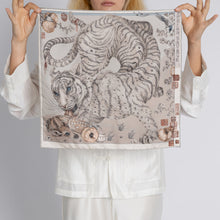 Load image into Gallery viewer, Zouyu, Cry The Deer Silk Twill 16.5" Scarf