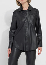 Load image into Gallery viewer, Amara Vegan Leather Overshirt