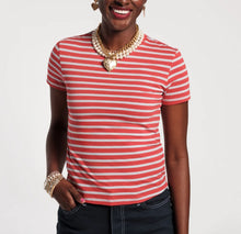 Load image into Gallery viewer, Super Striped Crewneck Tee