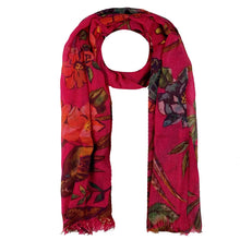 Load image into Gallery viewer, Blossom Handprinted Cashmere Scarf