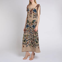 Load image into Gallery viewer, Birds of Innocence Ribbon-Strapped Dress