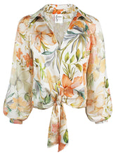 Load image into Gallery viewer, Paloma Tie-Front Blouse