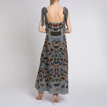 Load image into Gallery viewer, Butterfly Panda Ribbon-Strapped Dress