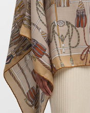 Load image into Gallery viewer, Remini Cashmere Printed Poncho