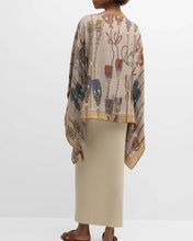Load image into Gallery viewer, Remini Cashmere Printed Poncho