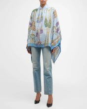 Load image into Gallery viewer, Remini Cashmere Printed Poncho