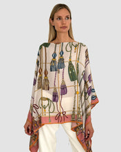 Load image into Gallery viewer, Remini Cashmere Printed Poncho