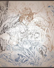 Load image into Gallery viewer, Safari Cashmere Printed Poncho