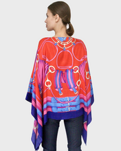 Load image into Gallery viewer, Stirrups Cashmere Printed Poncho
