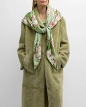 Load image into Gallery viewer, Liguria Green Cashmere Printed Scarf