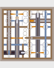 Load image into Gallery viewer, Siena Saddle Cashmere Printed Scarf