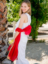 Load image into Gallery viewer, Alta Cashmere Featherweight Scarf - Reds & Pinks