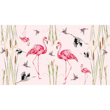 Load image into Gallery viewer, Flamingo Handprinted Cashmere Scarf
