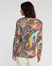 Load image into Gallery viewer, Halsey Long Sleeve Bali-Print Shirt
