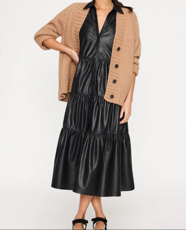 Havana Vegan Leather Dress