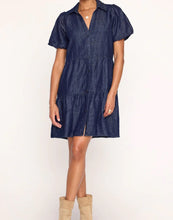 Load image into Gallery viewer, Havana Mini Indigo Dress