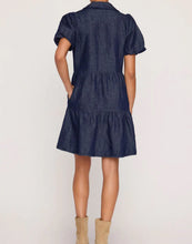 Load image into Gallery viewer, Havana Mini Indigo Dress