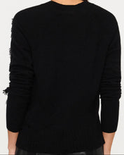 Load image into Gallery viewer, Jolie Fringe Vee Cashmere Sweater