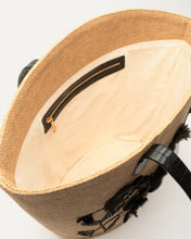 Load image into Gallery viewer, Jute Embroidered Tote