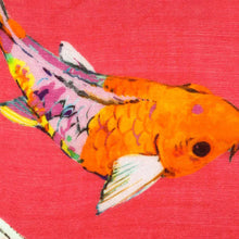 Load image into Gallery viewer, Koi Handprinted Cashmere Scarf