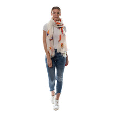 Load image into Gallery viewer, Koi Handprinted Cashmere Scarf
