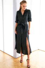 Load image into Gallery viewer, Laine Dress in Moire Jacquard