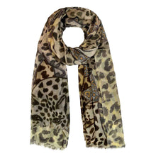Load image into Gallery viewer, Leo Jungle Cashmere Scarf