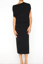 Load image into Gallery viewer, Lori Off Shoulder Sleeveless Cashmere Dress