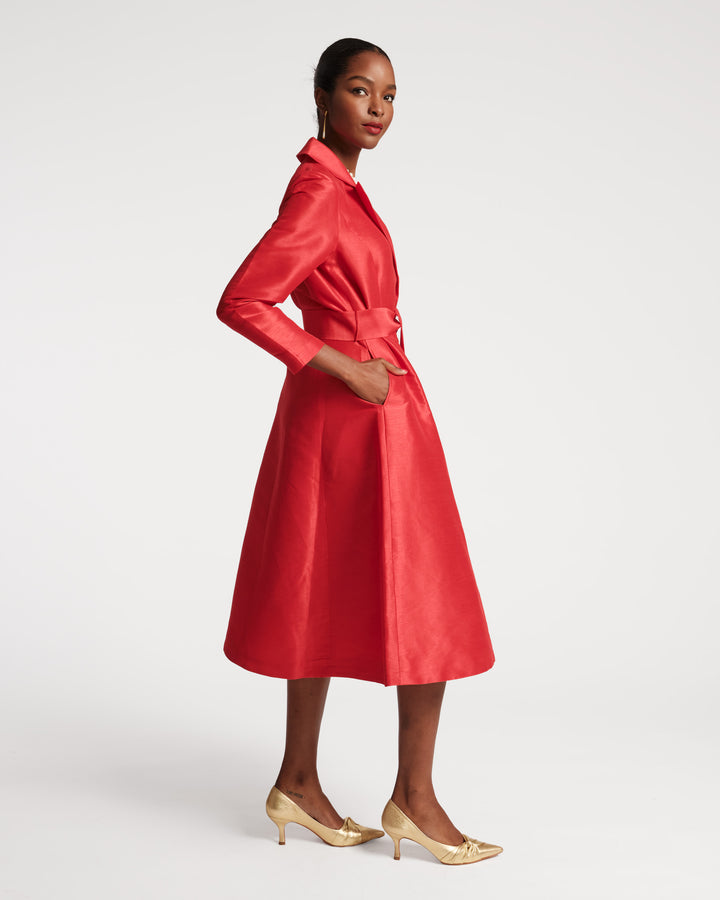 Silk Cap Sleeve Dupioni Full Length Dress Black Dupioni Silk Dress With  Collar