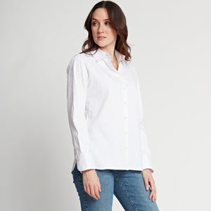 Margot Long Sleeve Animal Jacquard Print Shirt