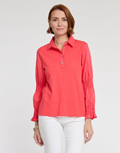 Load image into Gallery viewer, Marissa Bracelet Sleeve Woven/Knit Top