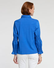 Load image into Gallery viewer, Marissa Bracelet Sleeve Woven/Knit Top