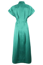 Load image into Gallery viewer, Long Rocky Emerald Tie-Front Dress