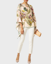Load image into Gallery viewer, Cashmere Printed Poncho Pink Birds