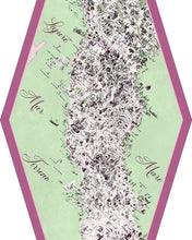 Load image into Gallery viewer, Map of Italy Silk Printed Mini Losange