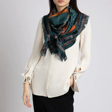 Load image into Gallery viewer, The Snow Lion Scarf by Sabina Savage