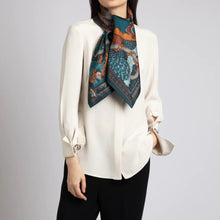 Load image into Gallery viewer, The Snow Lion Scarf by Sabina Savage