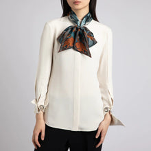 Load image into Gallery viewer, The Snow Lion Large Silk Ribbon