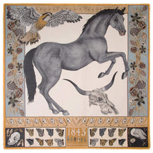 Load image into Gallery viewer, Texas Stallion Silk Twill Scarf