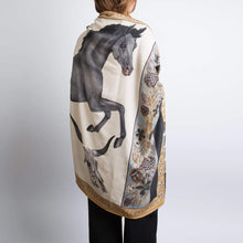 Load image into Gallery viewer, Texas Stallion Cashmere Stole