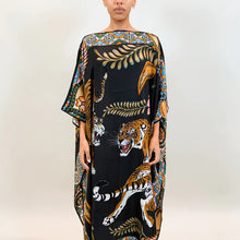Load image into Gallery viewer, Tiger & Jungle Silk Tunic