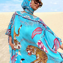 Load image into Gallery viewer, Tiger & Jungle Silk Tunic
