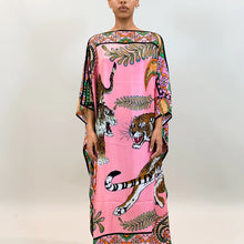 Load image into Gallery viewer, Tiger & Jungle Silk Tunic