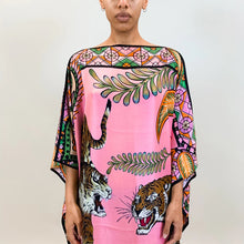 Load image into Gallery viewer, Tiger & Jungle Silk Tunic