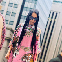 Load image into Gallery viewer, Tiger & Jungle Silk Tunic