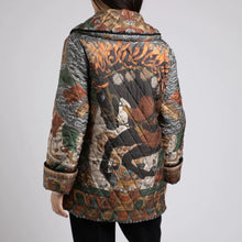 Load image into Gallery viewer, The Wind Horse Reversible Quilted Jacket