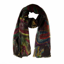 Load image into Gallery viewer, Winter Dragon Cashmere Scarf